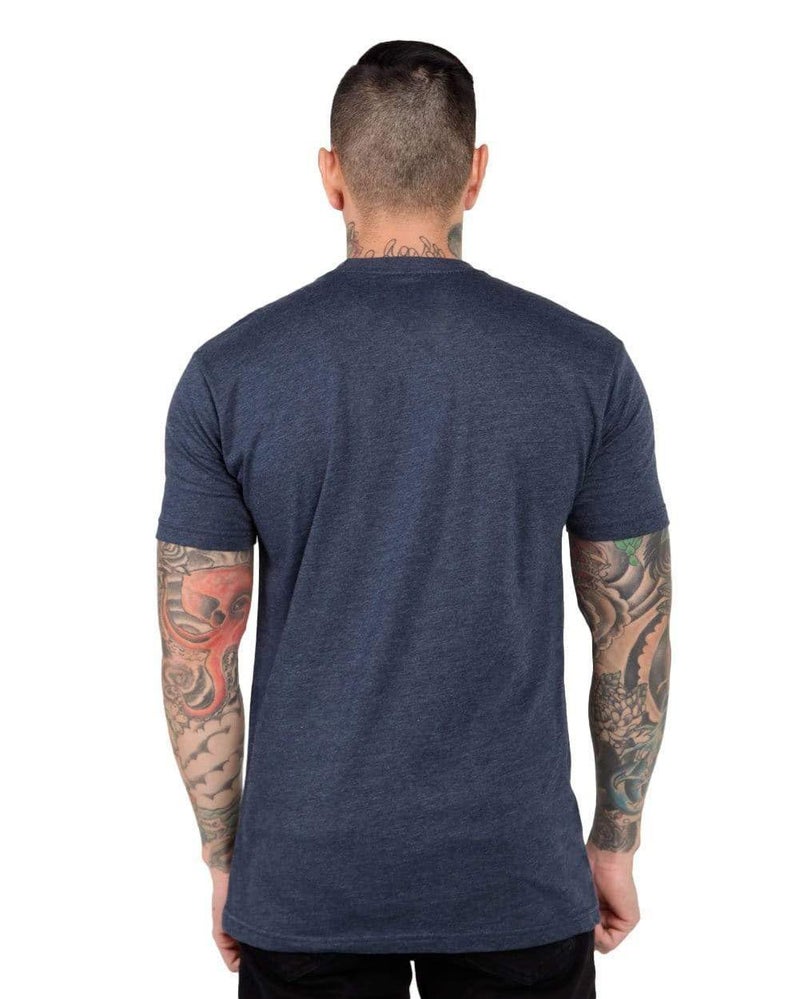 INTO THE AM Look Out Graphic Tee for Men - Short Sleeve Design T-Shirts (Navy, Large) - Image 2